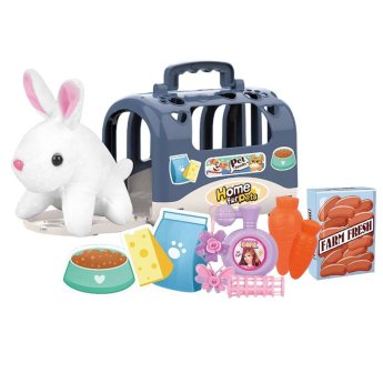 77-1314 Pet Λαγός σε Τσάντα Ταξιδίου 19x16x13cm