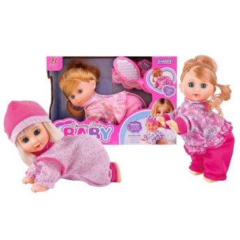 78-243 Κούκλα 20cm Μπαταρίας Μπουσουλάει 24x16x10cm