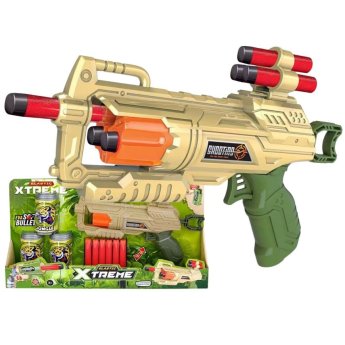 68-860 Όπλο με 6 Μαλακές Σφαίρες ΚΑΙ Τενεκεδάκια 40x21x5cm