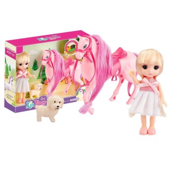 78-242 Κούκλα 15cm ΚΑΙ Άλογο 14cm 26x20x6cm