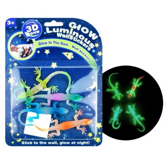 71-3594 Φωσφορίζοντα Ερπετά σε Καρτέλα 16x21x1.5cm