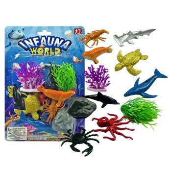 71-3589 Υποβρύχιος Κόσμος σε Μικρή Καρτέλα 12x19x2cm