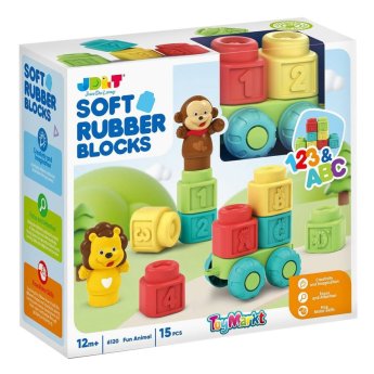 74-1109 Βρεφικά Μαλακά Τουβλάκια 15 Τεμαχίων 26x23x9cm