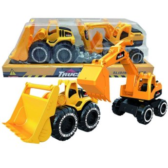 71-3534 Μπουλντόζα ΚΑΙ Εκσκαφέας Free Wheels 41x13x12cm