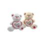 79-527 Αρκουδάκι Λούτρινο με Καρδιά Περίγραμμα  30cm