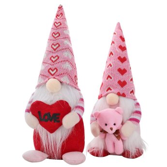 79-522 Νάνος Πάνινος με Καρδιά Love 36cm