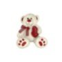 79-504 Αρκουδάκι Λούτρινο με Καρδιά ΚΑΙ Κορδέλα 30cm