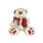 79-506 Αρκουδάκι Λούτρινο με Καρδιά ΚΑΙ Κορδέλα 40cm
