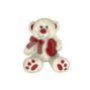 79-505 Αρκουδάκι Λούτρινο με Καρδιά ΚΑΙ Κορδέλα 35cm