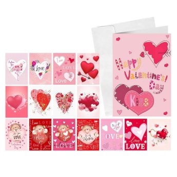 3-2321 Κάρτα Ευχετήρια με Καρδιές Κάρτα- 23.5x17cm