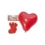 71-162 Σετ 10 Μπαλόνια Καρδιά Κόκκινη 23cm