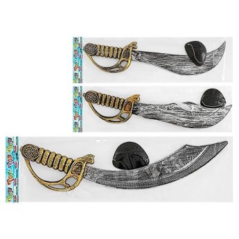 3-2726 Σετ Σπαθί Πειρατή με Μάτι 2 τεμ 50cm