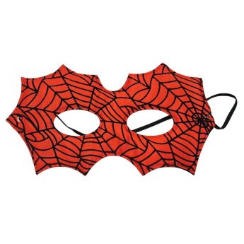 3-2681 Μάσκα Ματιών Κόκκινη με Μάυρες Γραμμές 19x10cm