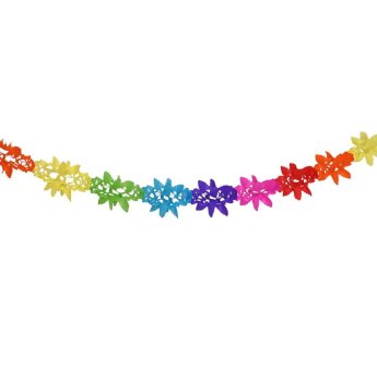 3-2655 Γιρλάντα Χάρτινη Ρόμβοι Φαναράκια 16x16cm 3m