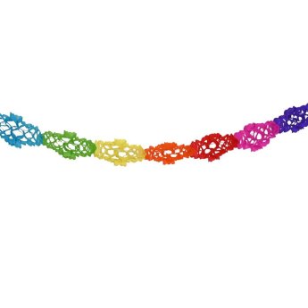 3-2656 Γιρλάντα Χάρτινη Κύκλοι o17cm 3m