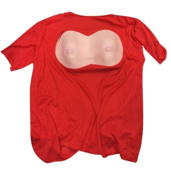 3-2573 Στήθος με Κόκκινη Μπλούζα