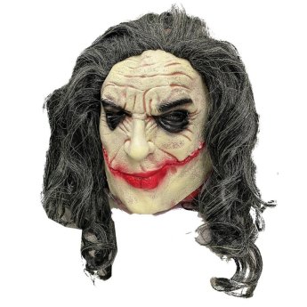 3-2529 Μάσκα Κακός με Κόκκινο Στόμα ΚΑΙ Πράσινα Μαλλιά