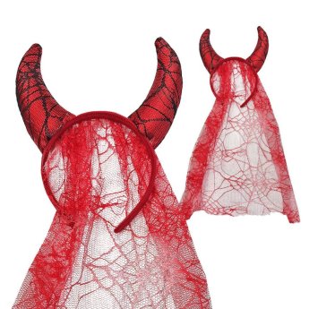 3-2536 Στέκα Devil με Κέρατα ΚΑΙ Πέπλο