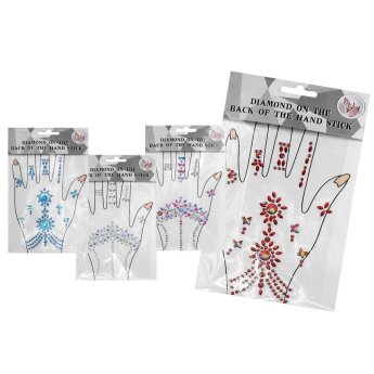 3-2466 Αυτοκόλλητα Gems για το Χέρι 20x12cm