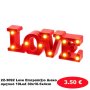 22-3092 Love Επιτραπέζιο Διακοσμητικό 10Led 30x10.5x4cm