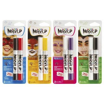 3-2462 Βαφές Προσώπου 2 τεμ Carioca Maskup