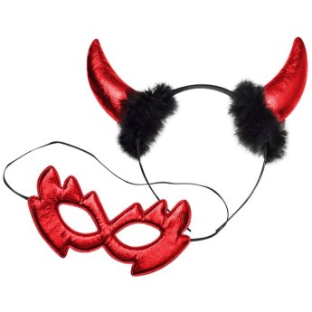 3-2450 Αξεσουάρ Διαβολάκι σετΚΑΙ2τεμ 20x19cm