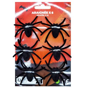 3-2396 Αράχνες σετΚΑΙ6 τεμ 20x13cm