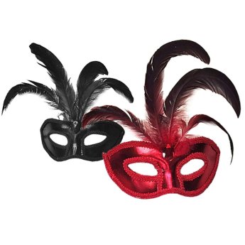 3-2401 Μάσκα Βενετσιάνικη με Φτερά Ψηλά