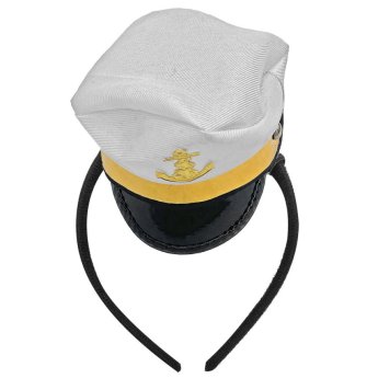 3-2318 Καπελάκι Μίνι με Στέκα Καπετάνιου ΚαπελάκιΚΑΙ11x10cm