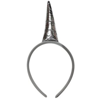 3-2247 Στέκα Μονόκερος Ασημί 27x11cm