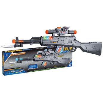 3-2227 Όπλο Μπαταρίας με Φως. Δόνηση.8 Ήχους 46x15cm