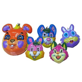 3-2133 Μάσκα Πλαστική ζώα