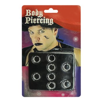 3-970 Σκουλαρίκια Πανκ σετΚΑΙ8τεμ