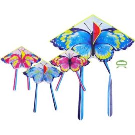 3-1904 Αετός Σχήμα Πεταλούδας με Σπάγκο 80x45cm