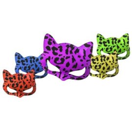 3-1909 Μάσκα Γάτα Animal Print 17.5x13cm