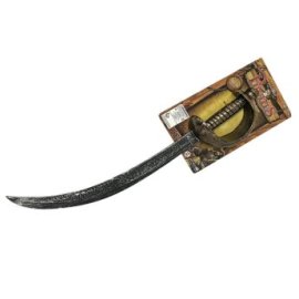 3-830 Σπαθί Πειρατή με Χαρτόνι Χρυσή Λαβή 54x10cm