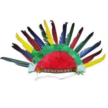 3-1695 Περικεφαλαία Ινδιάνου-Φτερά 46x29cm