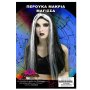 3-1276 Περούκα Ασπρόμαυρη Μακριά Μάγισσα