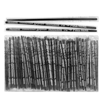 81-1154 Καλαμάκι Freddo Μαύρο 1000τεμ