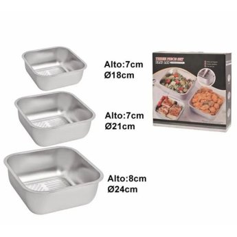 37998 ΘΗΚΗ ΓΙΑ ΦΑΓΗΤΟ ΣΕΤ 3 ΜΑΖΙ