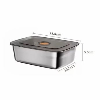 38003 ΦΑΓΗΤΟΔΟΧΕΙΟ ΙΝΟΧ ΜΕ ΚΑΠΑΚΙ