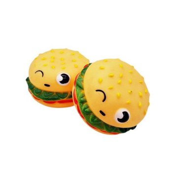 1439-09 ΠΑΙΧΝΙΔΙ ΣΚΥΛΟΥ HAMBURGER  ΜΕ ΗΧΟ 7CM