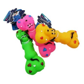 1192-87 MIZOO ΠΑΙΧΝΙΔΙ ΣΚΥΛΟΥ ΚΟΚΚΑΛΟ ΜΕ ΗΧΟ 3 ΧΡΩΜΑΤΑ 14.5CM