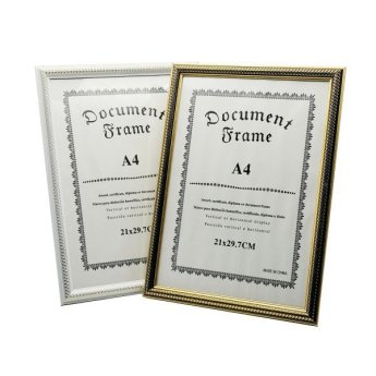 1255-48 ΚΟΡΝΙΖΑ  Α4 ΛΕΥΚΟ - ΧΡΥΣΟ 21X29.7CM