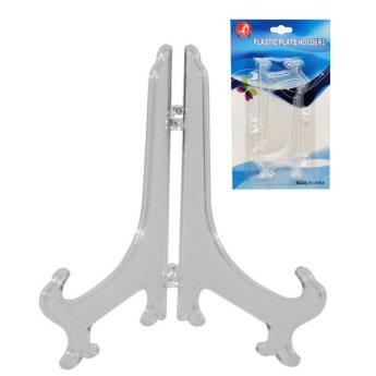 1175-05 ΒΑΣΗ ΚΟΡΝΙΖΑΣ-ΠΙΑΤΩΝ ΠΛΑΣΤΙΚΗ ΔΙΑΦΑΝΗ 2ΤΜΧ 13X8CM