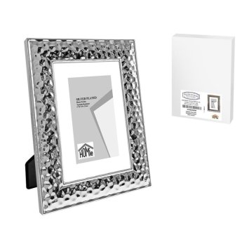 12-1892 Κορνίζα Επάργυρη Σφυρήλατη 10x15cm