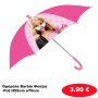 20-1316 Ομπρέλα Barbie Φούξια-Ροζ H55cm ø70cm