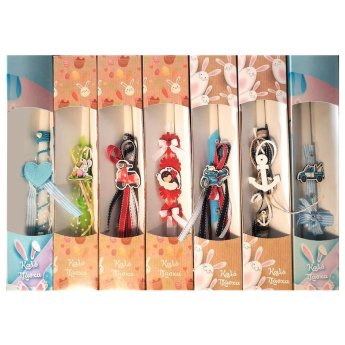 73-2320 Λαμπάδα Παιδικό Ντεκόρ σε Χρωματιστό Κουτί 36cm x o2mm