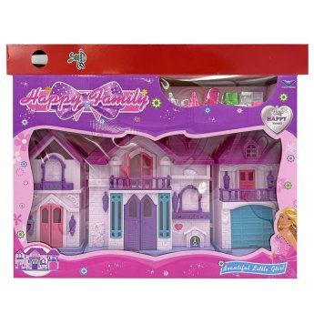 73-2315 Λαμπάδα Σπίτι Happy Family 40x29x7cm