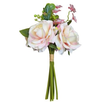 73-2262 Μπουκέτο 4 Τριαντάφυλλα 29cm